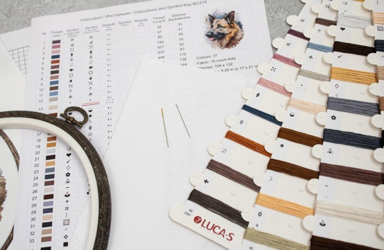 Набор для вышивания «Немецкая овчарка» — картинка 4