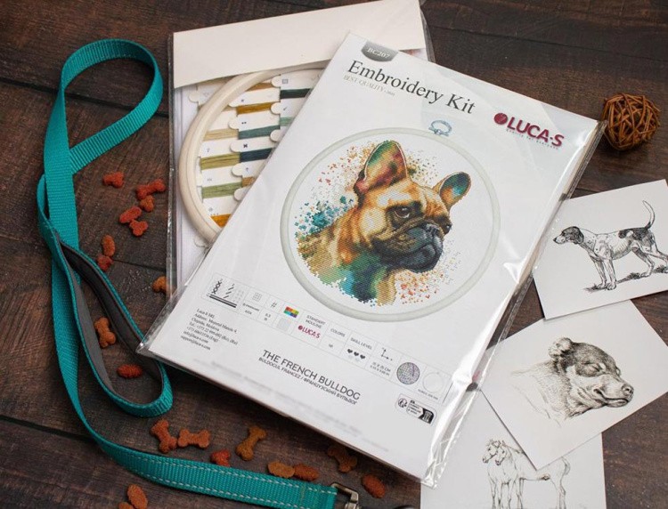 Набор для вышивания «Французский бульдог» — картинка 6