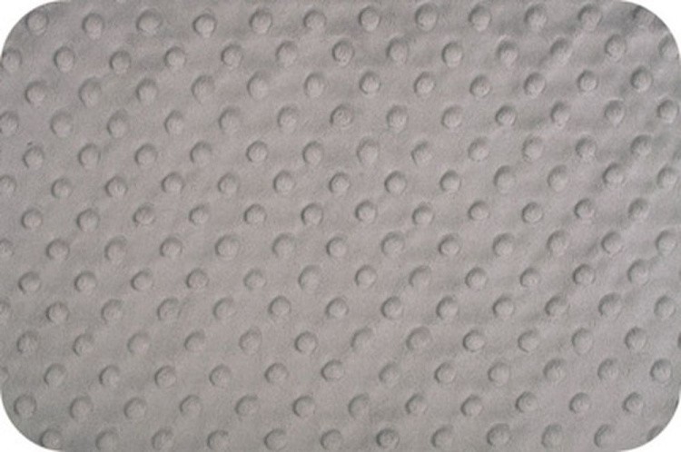 Плюш CUDDLE DIMPLE, 48x48 см, 455 г/м2, 100% полиэстер, цвет: SILVER, Peppy