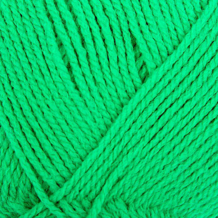 Пряжа Семеновская Sufle (54067), ярко-зеленый NEW 5 шт. по 100 г — картинка 3