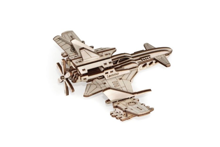 Деревянный конструктор 3D «Cамолет Стакс-2Н», Lemmo — картинка 4