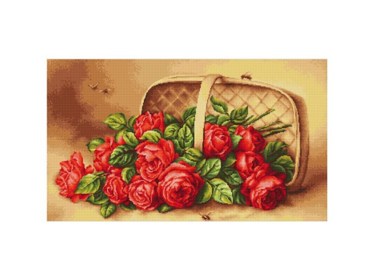 Набор для вышивания «Корзина с розами»