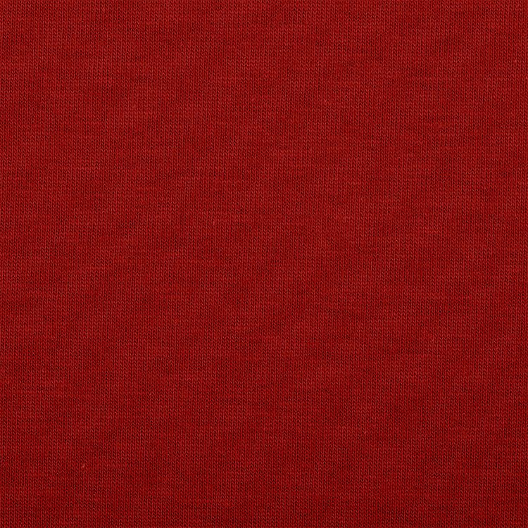 Ткань трикотаж Футер 2х нитка, петля с лайкрой, 10 м x 180 см, 240 г/м², цвет: красный, TBY — картинка 2