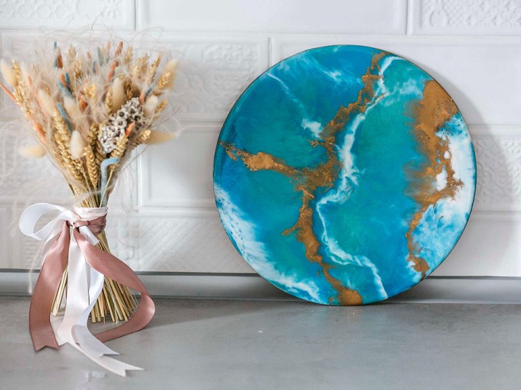 Набор для создания картины эпоксидной смолой Resin Art №1, Art Blong — картинка 6