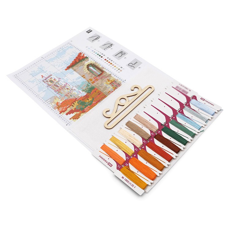 Набор для вышивания «Крыши Пизы» — картинка 2