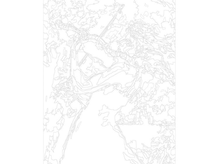 Картина по номерам «Скрипачка» — картинка 3