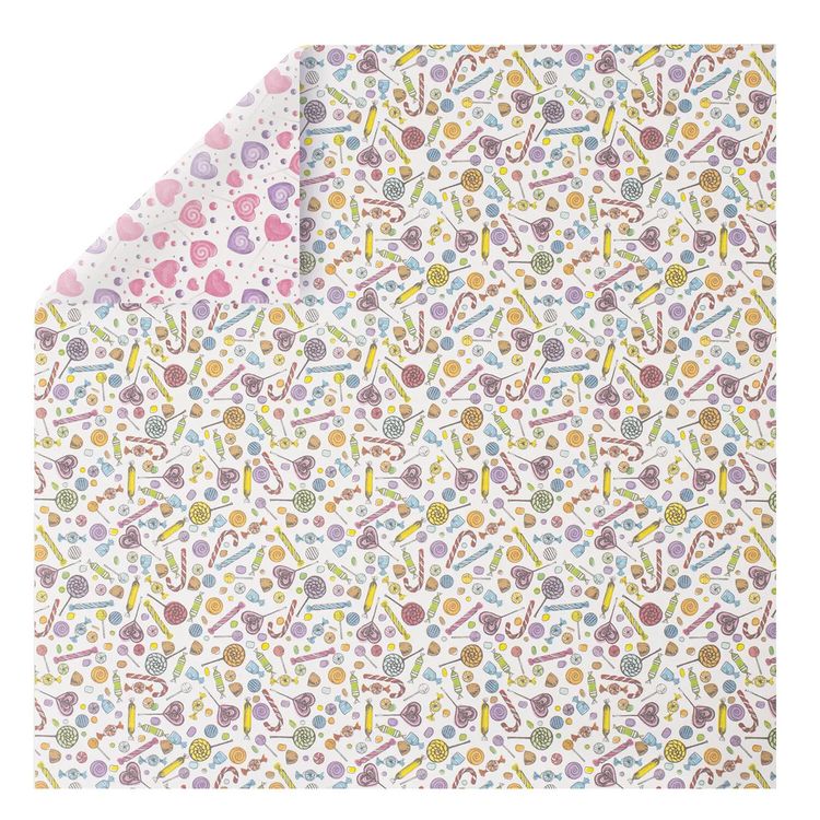 Бумага для скрапбукинга 30х30 см «Яркие краски», 12 дизайнов — картинка 7