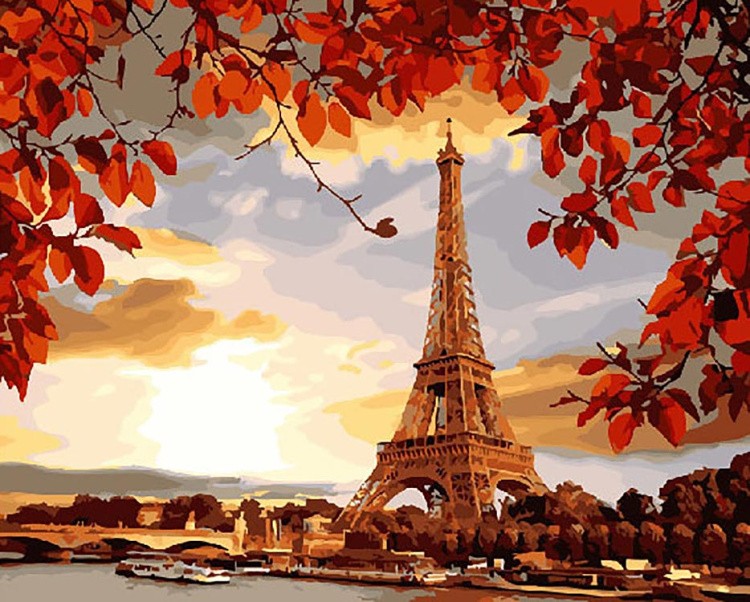 Картина по номерам «Мой Париж»