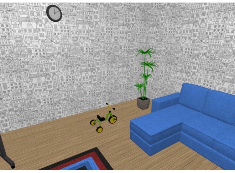 Раскраска в рулоне «Сказочные домики» — картинка 2