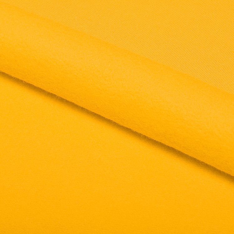 Ткань трикотаж Футер 2х нитка, опененд, 10 м x 200 см, 190 г/м², цвет: манго, TBY — картинка 4