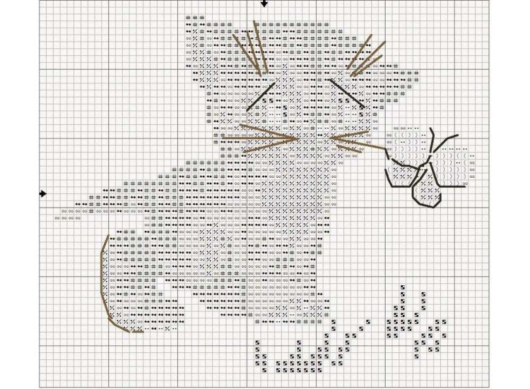 Набор для вышивания «Котёнок с бабочкой» — картинка 3