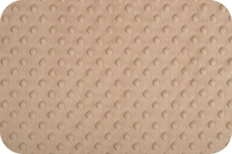 Плюш CUDDLE DIMPLE, 48x48 см, 455 г/м2, 100% полиэстер, цвет: CAMEL, Peppy