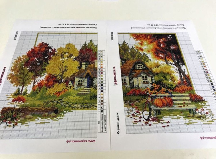 Набор для вышивания «Осенний домик» — картинка 5