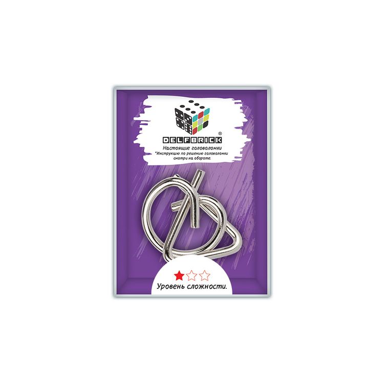 Головоломка металлическая Узел, 2 элемента — картинка 2