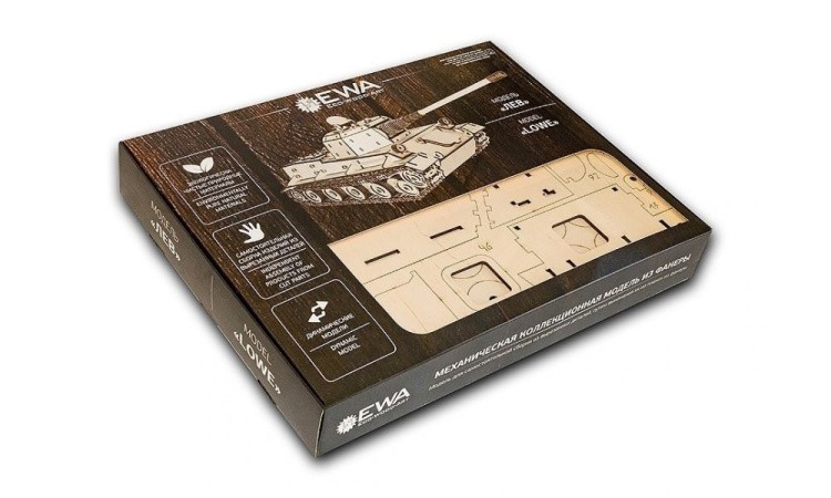 Конструктор из дерева «Танк ЛЕВ», Eco Wood Art — картинка 4