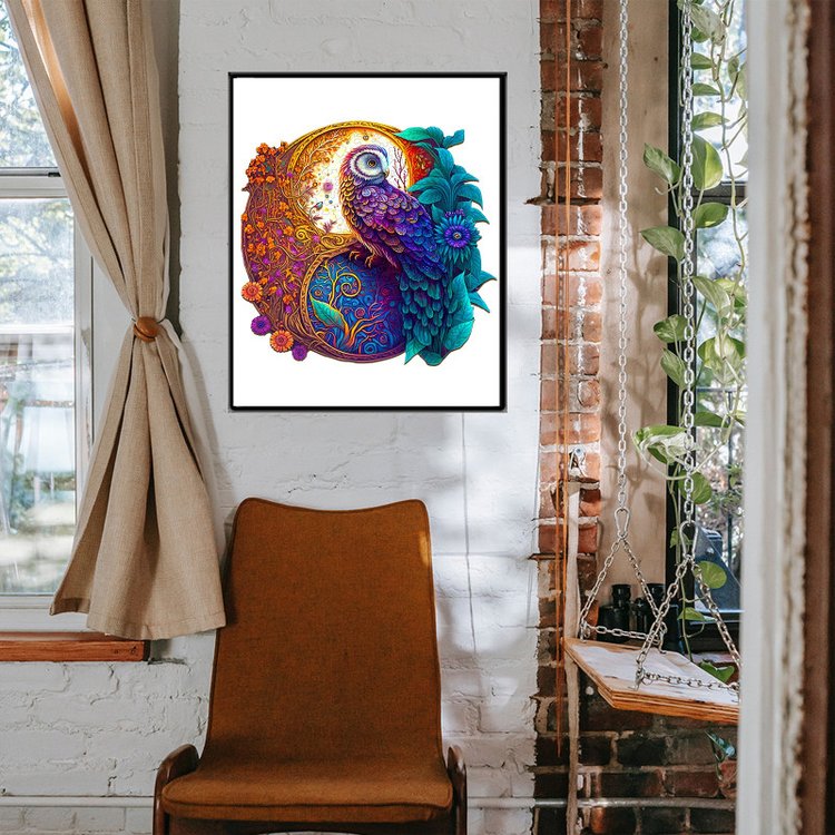 Деревянные пазлы «Сказочная Сова XL», Woodbests — картинка 6