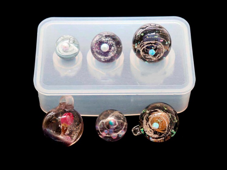 Форма силиконовая 3 сферы, Resin Pro — картинка 5