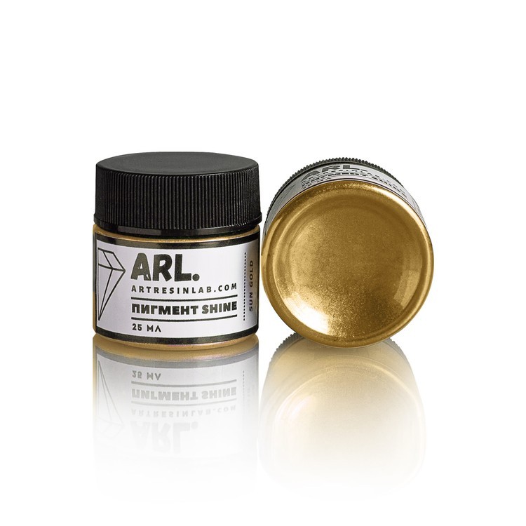 Пигмент SHINE SUN GOLD, солнечное золото 25 мл, Art Resin LAB — картинка 2