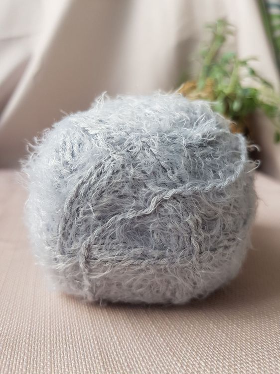 Пряжа Камтекс Хлопок травка (008), серебристый, 5 шт. по 100 г — картинка 4