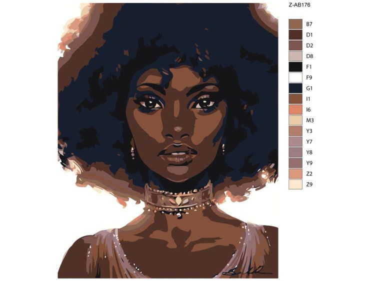 Картина по номерам «Ожерелье» — картинка 2