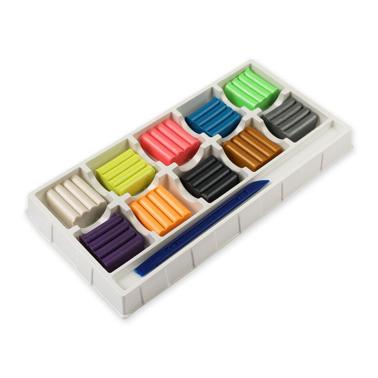 Пластилин восковой «Перламутровые цвета» 10 цв., Лео Играй — картинка 2