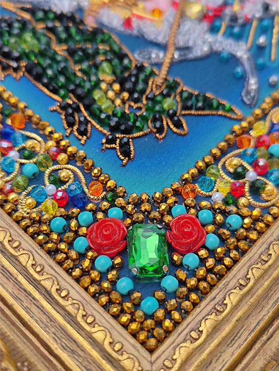 Набор вышивки хрустальными камнями «Святой Георгий Победоносец» (мал.) — картинка 14