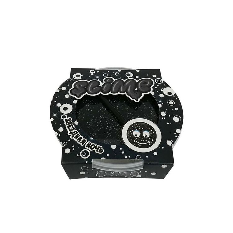 Лизун Slime «Mega», звездная ночь — картинка 3