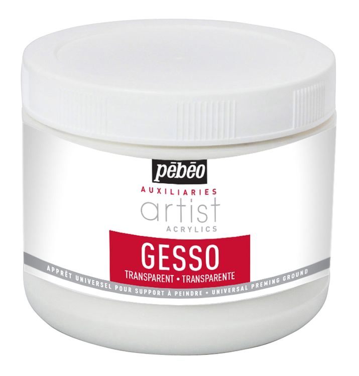 Грунт акриловый прозрачный Gesso Studio, 500 мл, Pebeo