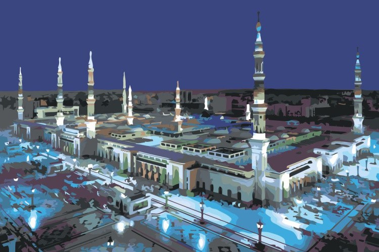 Картина по номерам «Мечеть Масджид ан-Набави»