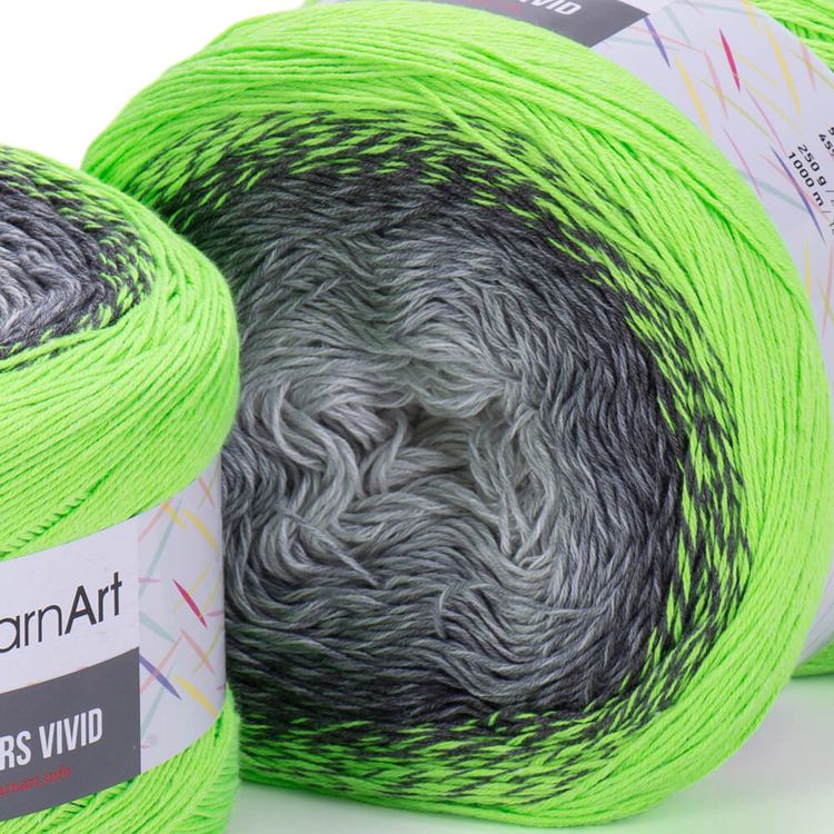 Пряжа YarnArt Flowers Vivid (504), мультиколор, 5 шт. по 250 г — картинка 2