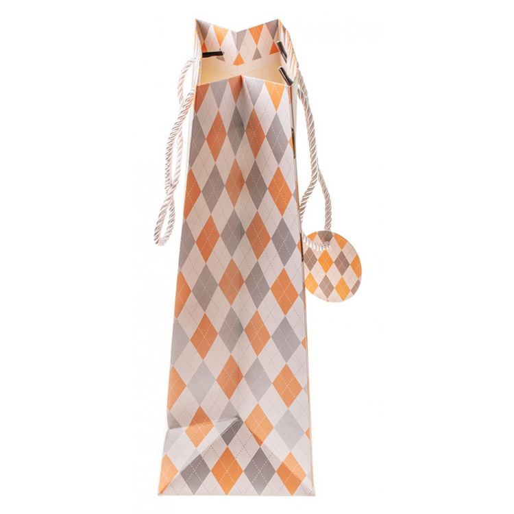 Подарочный пакет «Желтые ромбы» — картинка 4