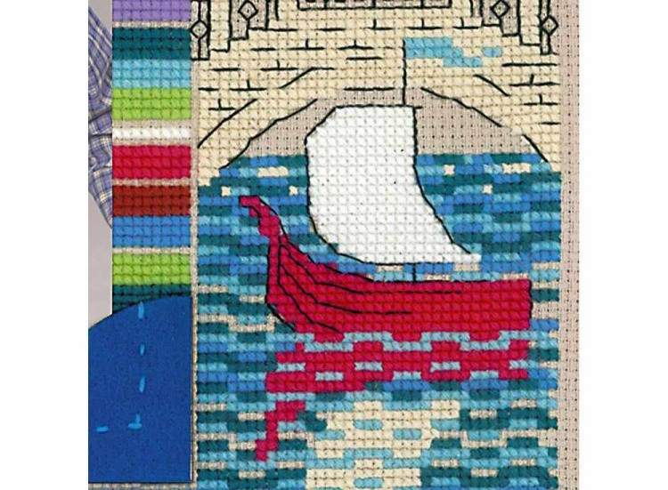 Набор для вышивания «Панно для фотографии. Рыцарский замок» — картинка 3