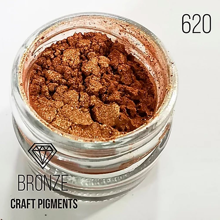 Пигмент минеральный бронза (Bronze) 10 мл, CraftPigments — картинка 2