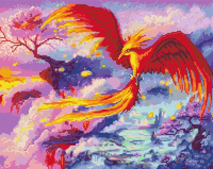 Алмазная вышивка «Феникс» — картинка 2