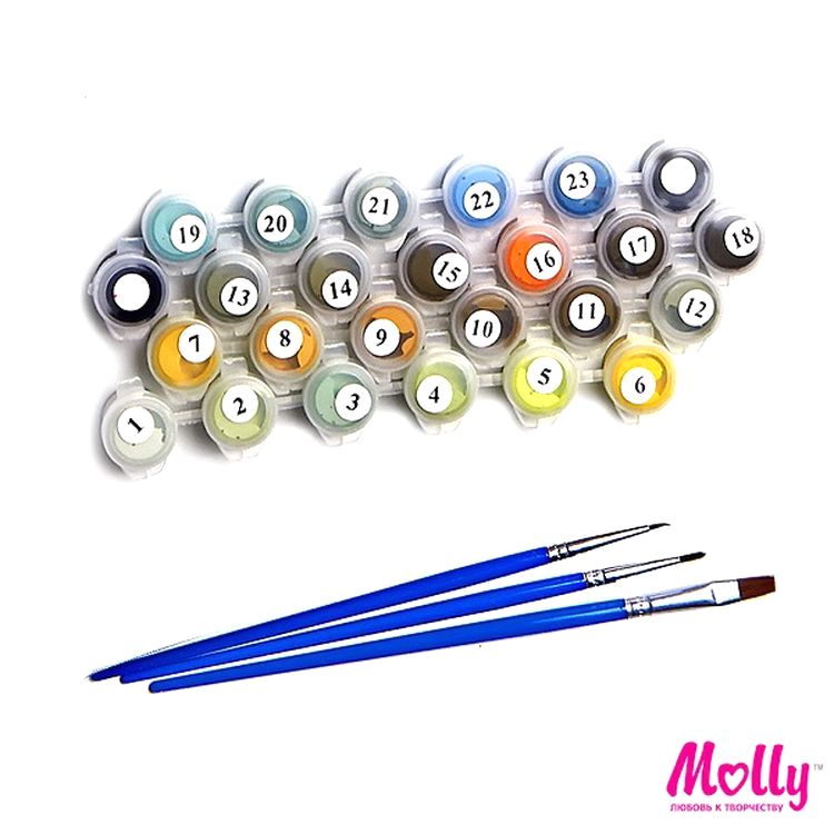 Картина по номерам «Домашняя кошка» — картинка 2