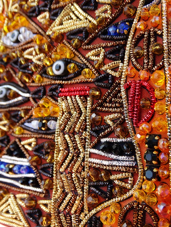 Набор для вышивания хрустальными камнями «Адель Блох-Бауэр» Густава Климта — картинка 9