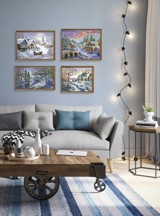 Набор для вышивания «Зимняя улица» — картинка 7