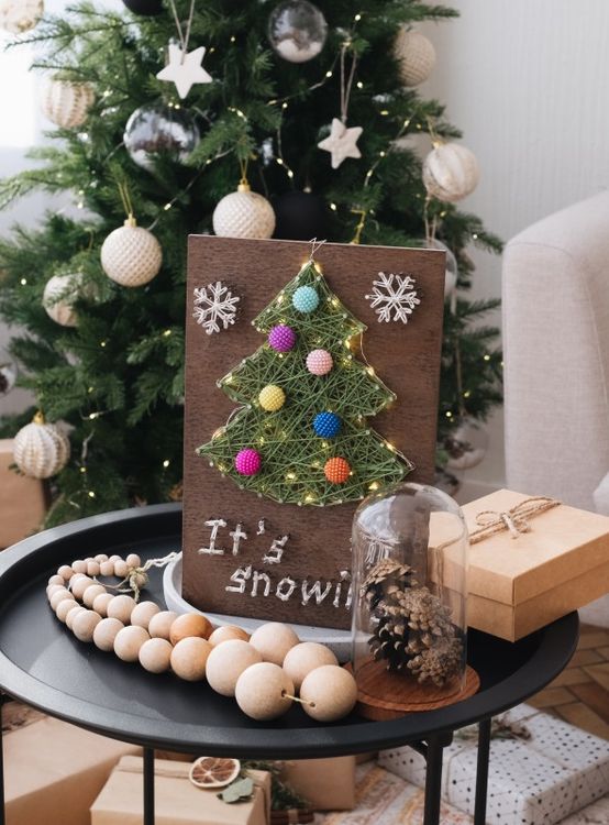 Набор для творчества STRING ART «Ёлка» — картинка 2