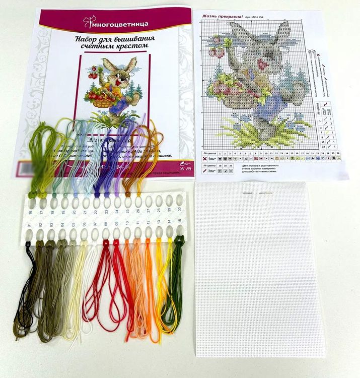 Набор для вышивания «Жизнь прекрасна» — картинка 4