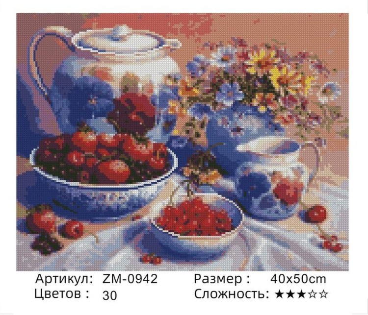 Алмазная вышивка «Ягоды» — картинка 2