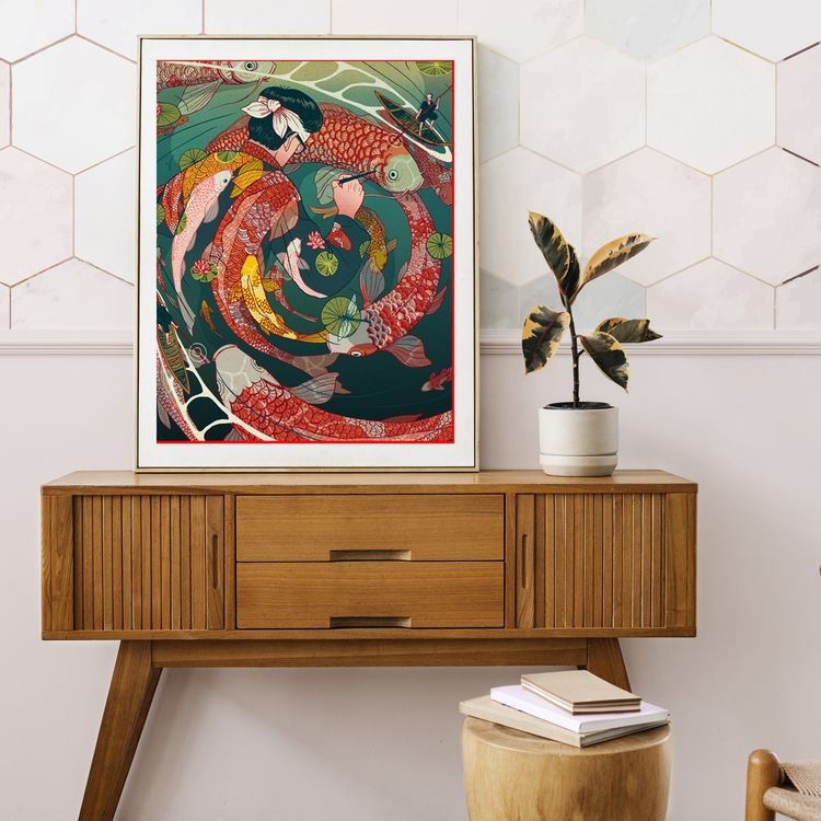 Картина по номерам «Японская гравюра» — картинка 4