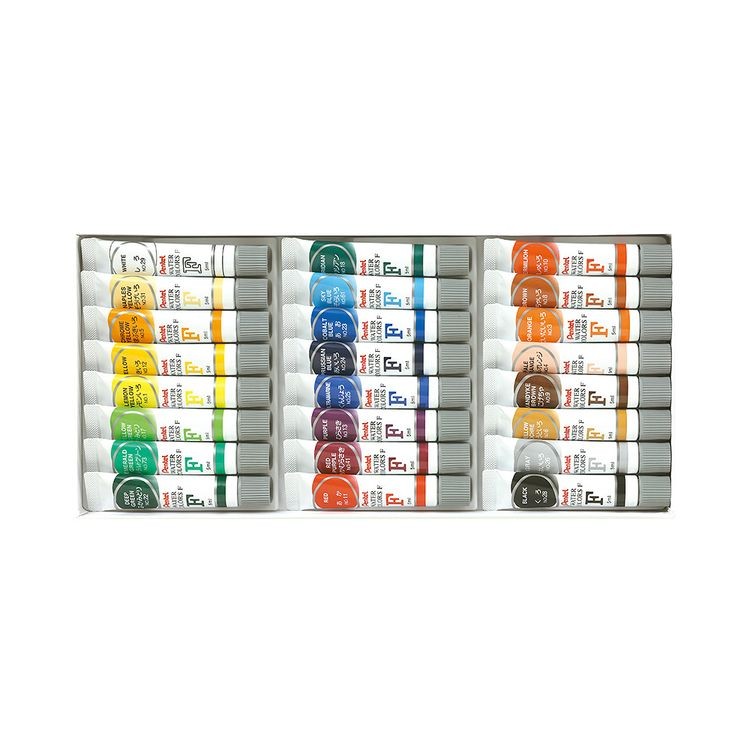 Акварель «Water Colours», 24 цв., Pentel — картинка 2