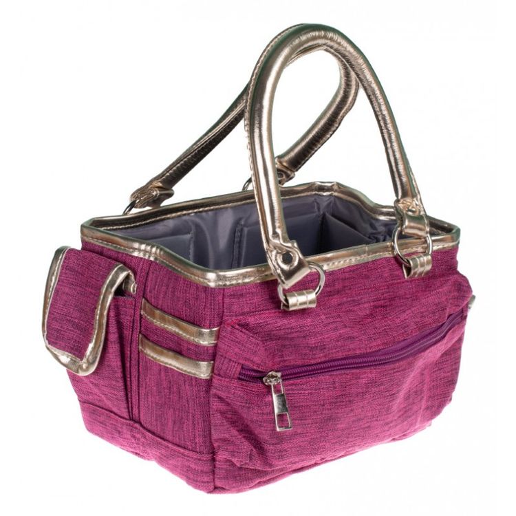 Сумка для рукоделия 15х15х20 см, цвет: фуксия — картинка 2