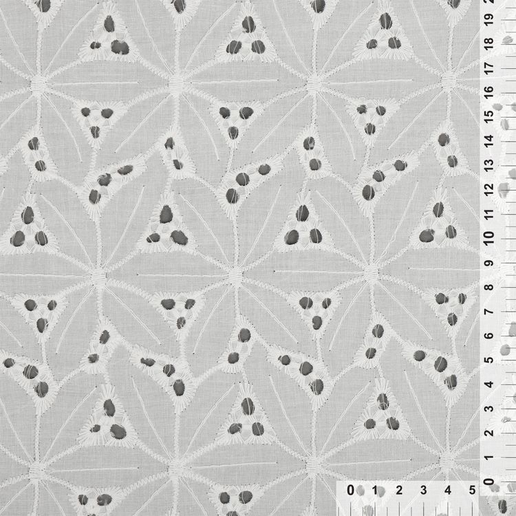 Ткань шитье, 10 м x 150 см, 100 г/м², цвет: белый, TBY — картинка 3