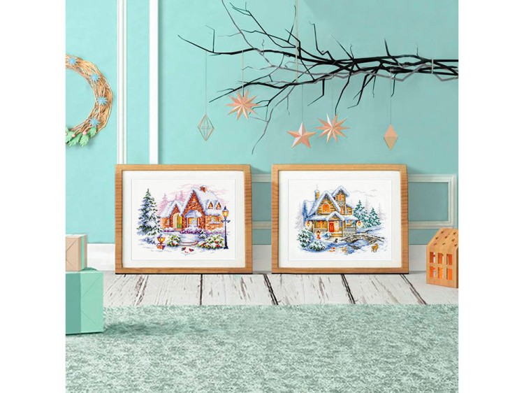 Набор для вышивания «Зимний коттедж» — картинка 6