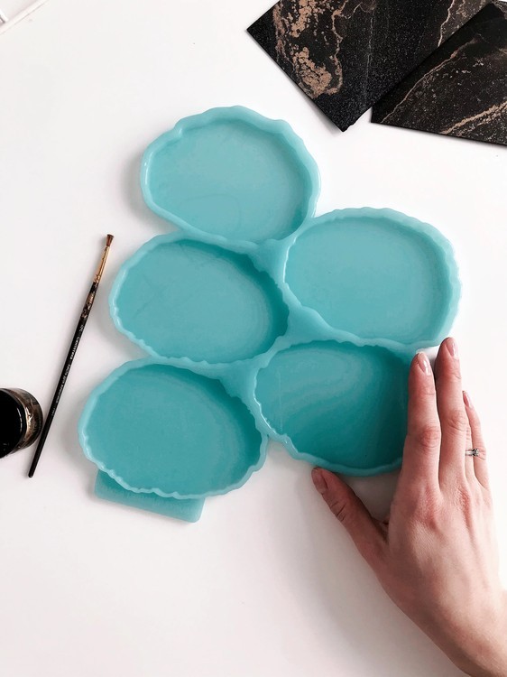 Силиконовая форма, Geode Coasters модель №42 — картинка 3