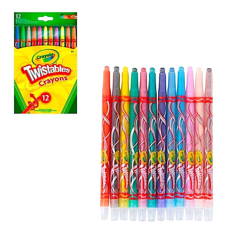12 выкручивающихся восковых мелков, Crayola