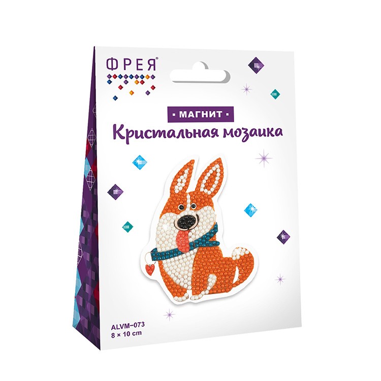 Алмазная вышивка «Корги-озорник» — картинка 2