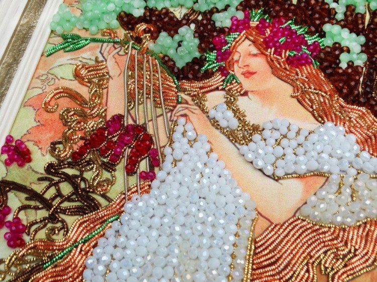 Набор вышивки хрустальными камнями «Весна» — картинка 6