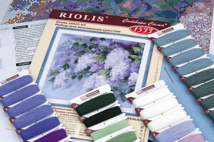 Набор для вышивания «Сирень после дождя» — картинка 7